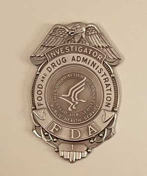 Kristi's Uncle's FDA investigator wall badge