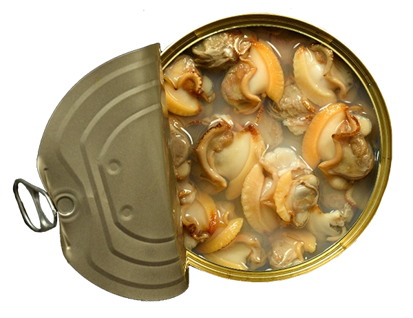 Canned clams