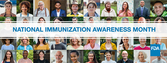 National Immunization Awareness Month banner