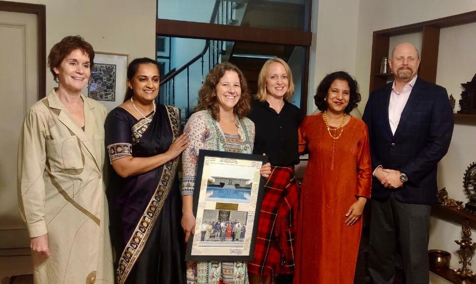 Embassy staff farewell for Natalie