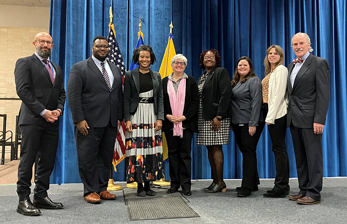 Group welcoming Ambassador Sullivan