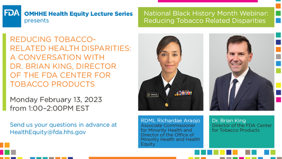 Reducing Tobacco-Related Health Disparities: A Conversation with Dr. Brian King, Director of the FDA Center for Tobacco Products