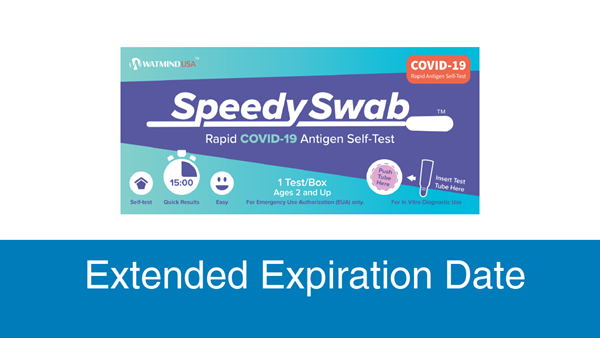 Watmind USA: Speedy Swab Rapid COVID-19 Antigen Self-Test Packaging