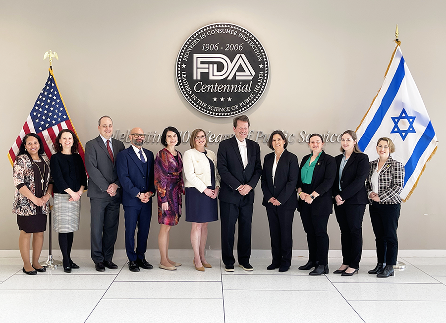 FDA meet Israel delegation