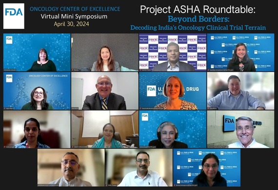 Virtual participants at Project Asha meeting