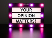 Your opinion matters