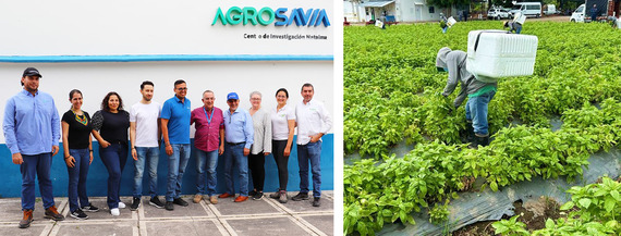 Agency and Organization officials visit research center and farm