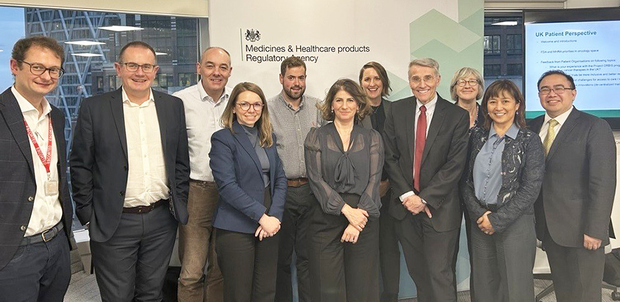 Pazdur and Europe Office staff met with MHRA