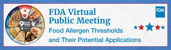 Virtual Public Meeting on Food Allergen Thresholds