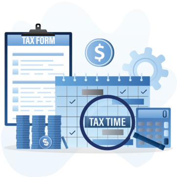 Tax Refund Illustration