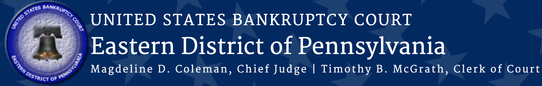 The U.S. Bankruptcy Court for the Eastern District of Pennsylvania