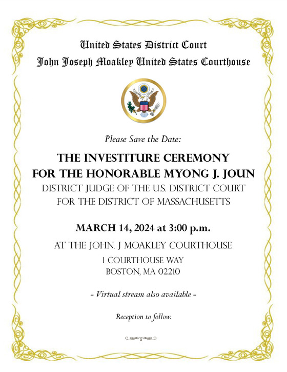 MJJ Investiture