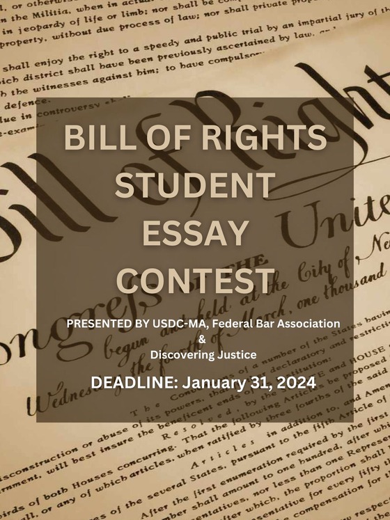 Final Reminder - DEADLINE JANUARY 31 -Annual Bill of Rights Essay ...