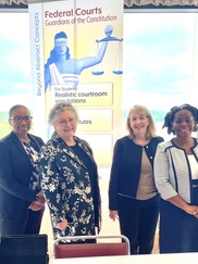 Pedra Lee (career clerk), Judge Eagles, Patti Jordan (career clerk), Jasmine Little (career clerk) 