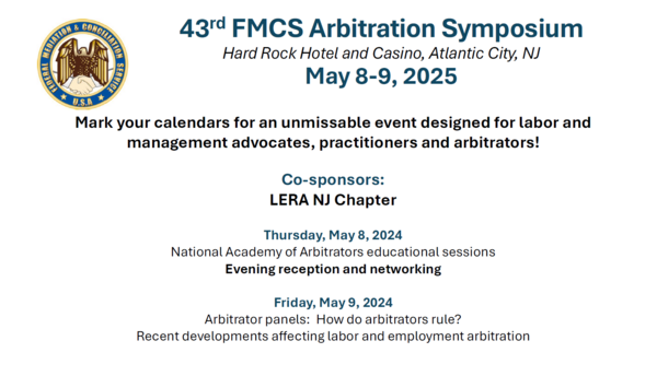 Arbitration Symposium Save the Date