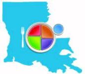 MyPlate, MyState Louisiana Map