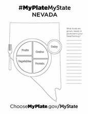 Coloring Sheet Nevada