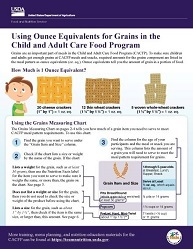 Using Ounce Equivalents for Grains Worksheet