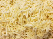 Close-Up image of shredded pepper jack cheese