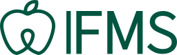 IFMS logo featuring the outline of an apple and IFMS text in green on white background