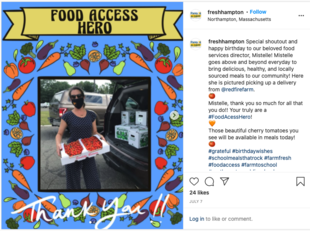 Food Access Hero social media post