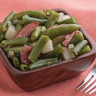 Green Beans with Smoked Turkey