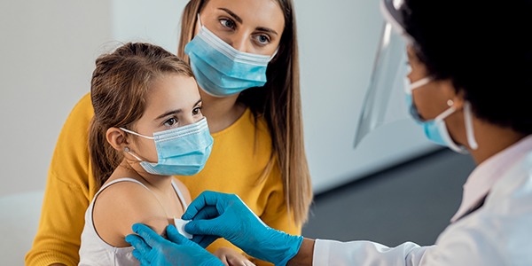 Toddler Getting a Vaccine