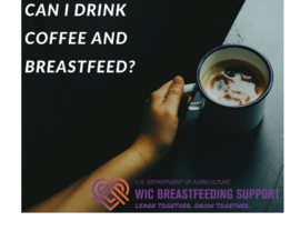 Coffee and Breastfeeding Social Media