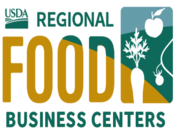 Green and yellow logo for the USDA Regional Food Business Centers. 