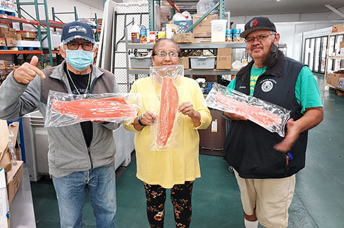 Lummi Nation sockeye salmon