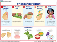 Friendship Pocket Look and Cook Recipe Card