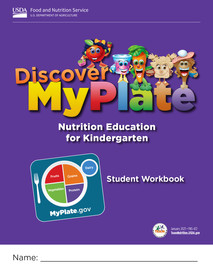 Cover of the Discover MyPlate Student Workbook