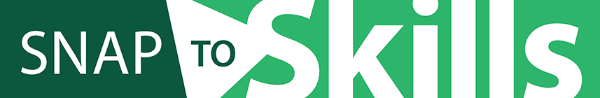 Snap to skills logo
