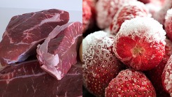 bison stew meat and frozen strawberries