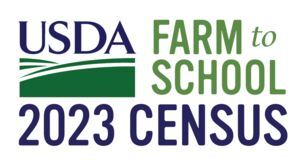 Logo for Farm to School Census 2023.