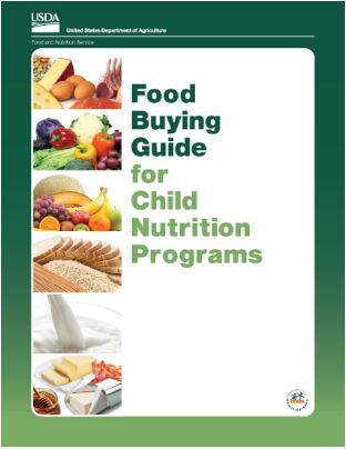 Cover page of the Food Buying Guide