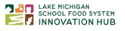 Logo for Lake Michigan School Food System Innovation Hub.