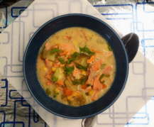 Salmon Corn Chowder - Washington