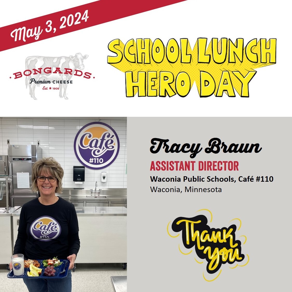 School Lunch Hero Tracy Braun