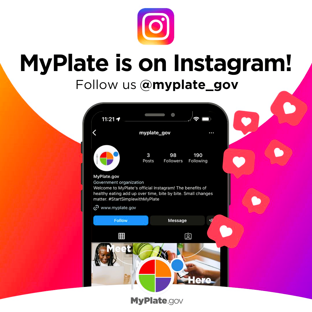MyPlate Instagram Graphics