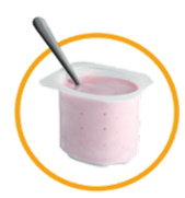 Container of Strawberry Yogurt