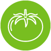 Icono de un tomate