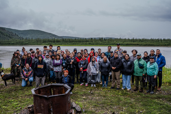 Group photo of students from the 2024 Youth Summit in Alaska. 