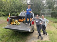 Urban School Food Alliance Team on the farm near Baltimore, Maryland