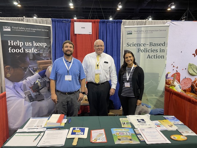 FSIS Administrator Paul Kiecker and FSIS staff at the AAMP Convention