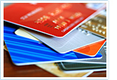 pile of credit cards