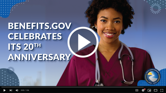 Benefits.gov Celebrates its 20th Anniversary Graphic Link