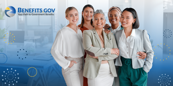 Diverse group of women professionals in a modern office space