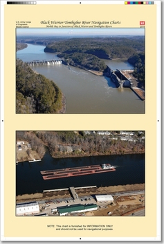 Black Warrior-Tombigbee River Navigation Charts: Mobile Bay to Junction of Black Warrior and Tombigbee Rivers