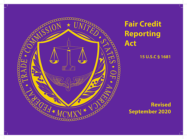 Fair Credit Reporting Act September 2020
